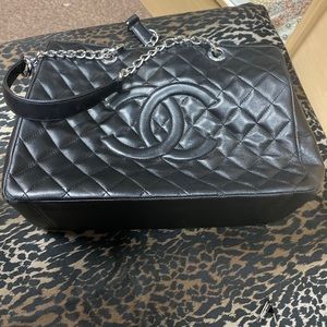 Chanel purse with silver hardware used condition